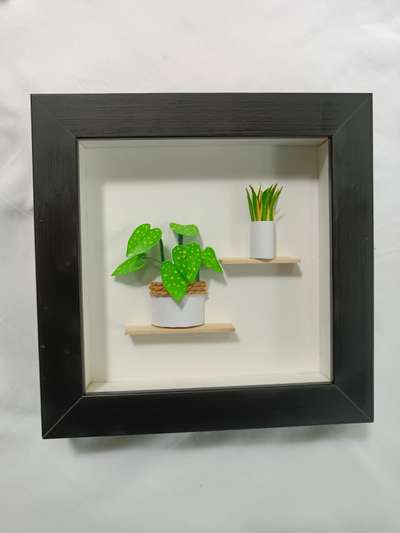 *home decor/wall frame*
miniature paper plant
size 15×15 cm