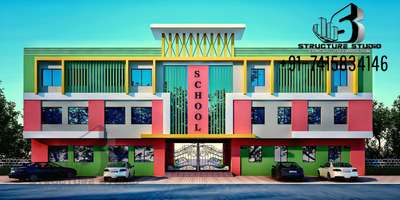 school elevation design. 
DM us for enquiry.
Contact us on 7415834146 for your house design.
Follow us for more updates.
. 
. 
.
. 
. 
. 
. 
#elevation #architecture #design #love #interiordesign #motivation #u #d #architect #interior #construction #growth #empowerment #exteriordesign #art #selflove #home #architecturedesign #building #exterior #worship #inspiration #architecturelovers #ınstagood