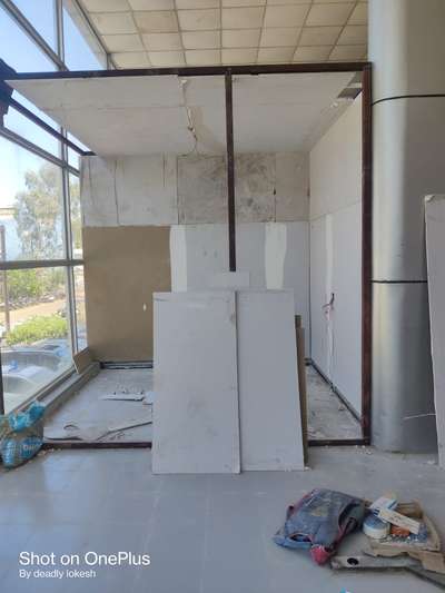 #Architectural&Interior showroom interior construction 3000sqft
