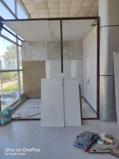 #Architectural&Interior showroom interior construction 3000sqft