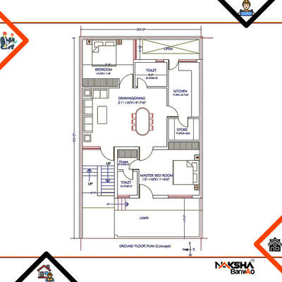 Designing your dream home? Let us help you bring all the elements of comfort and style together.

📧 nakshabanwaoindia@gmail.com
📞+91-9549494050
📐Plot Size: 30*50

#westfacing #homesweethome #housedesign #sketch #realestatephotography #layout #modern #newbuild #architektur #architecturestudent #architecturedesign #realestateagent #houseplans #homeplan #nakshabanwao