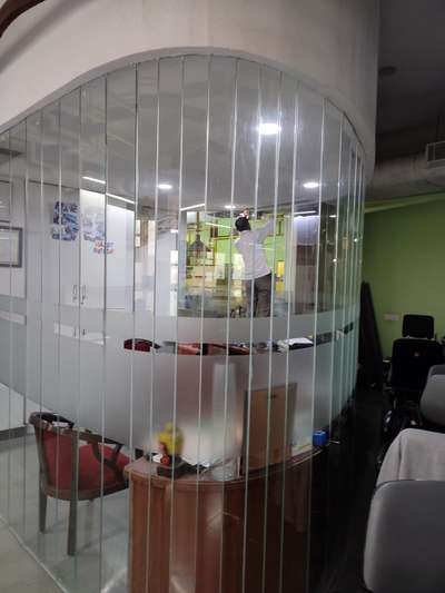 glass work by Chetan interior