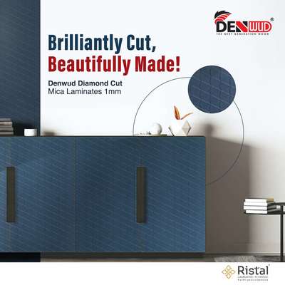 Give your space a makeover with Denwud's Diamond Cut Mica Laminates. 
Beautifully designed to bring out the best in your interiors. See the difference today!