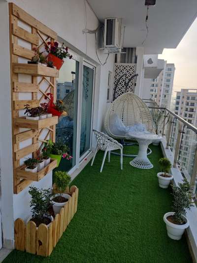 Balcony Decor  #BalconyGarden  #BalconyIdeas  #furnitures  #InteriorDesigner