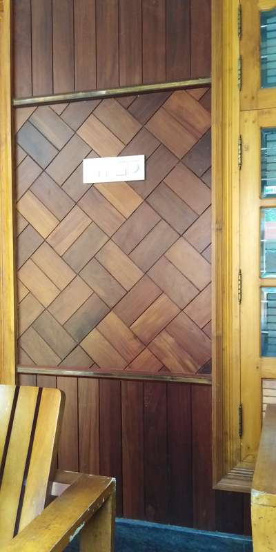 wood  wall  paneling..