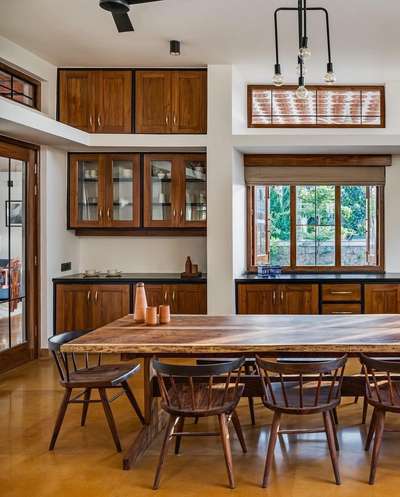 Teakwood finished interior 

#InteriorDesigner #KitchenInterior #Architectural&Interior #KitchenInterior #LUXURY_INTERIOR