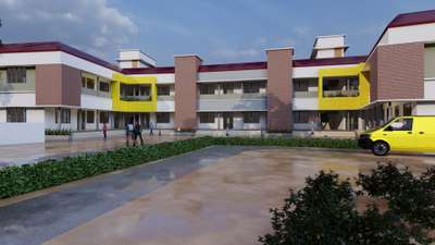Proposed school building in Kannur 
.
.
.
.
.
#schoolbuildingwork #Buildingconstruction #ayenz_constructions #BRAND #HouseDesigns #comericial_building