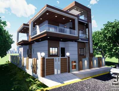 #3D House Design #1000sqft East facing plot #in Jaipur