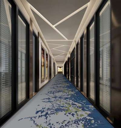 Luxury hotel printed carpet