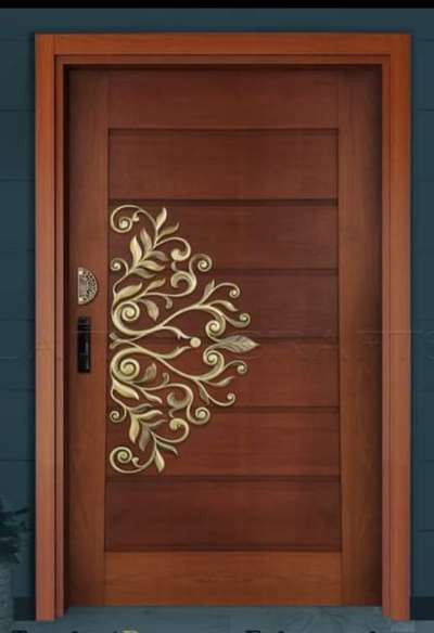 RSP brass  carving & designs works on main door.