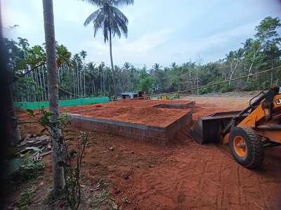 Alano Homes,New House earth filling at Koppa, Kasaragod