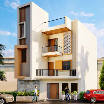 3D ELEVATION DESIGN FOR UDAIPUR CLIENT