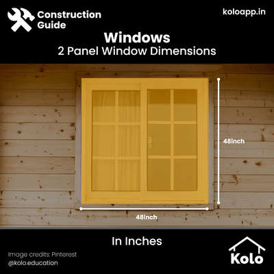 With windows you can change up the material, design, colour and even texture but no matter the change, always make sure you maintain a minimum size and above as per today's average !!

Have a look at our post to see the average size of a double panel window in both cm and inches.


Hit save on our posts to refer to later.

Learn tips, tricks and details on Home construction with Kolo Education🙂


If our content has helped you, do tell us how in the comments ⤵️

Follow us on @koloeducation to learn more!!!


#koloeducation #education #construction  #interiors #interiordesign #home #building #area #design #learning #spaces #expert #consguide #style #interiorstyle #main #furniture #window #doublepanel