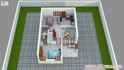3D FLOOR PLAN _ double floor