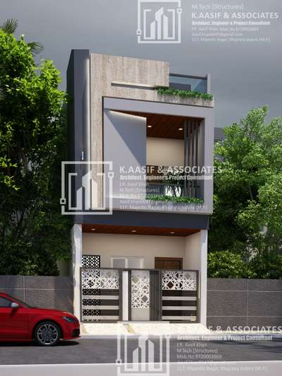 K.Aasif and Associates 
Size 15x50 in ft 
Row house 
Area 750 sq.ft
Location indore 
Planning
 Elevation design 
Structure designing
Fully designed by K.Aasif and Associates 
#elevation #architecture #design #interiordesign #construction #elevationdesign #architect #love #interior #d #exteriordesign #motivation #art #architecturedesign #civilengineering #u #autocad #growth #interiordesigner #elevations #drawing #frontelevation #architecturelovers #home #facade #revit #vray #homedecor #selflove #instagood