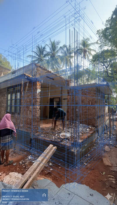 Renovation ongoing at Calicut
#moderncontemporary 
4bhk