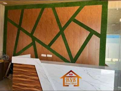 pvc wall design by hskhomedecor #pvcwallpanel  #grass #HomeDecor  #InteriorDesigner