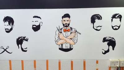 #wallart  #barbershop  #thriprayar