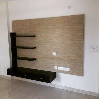 *LCD Panel *
As per design style
mica
MDF
drawers 
hettic channel