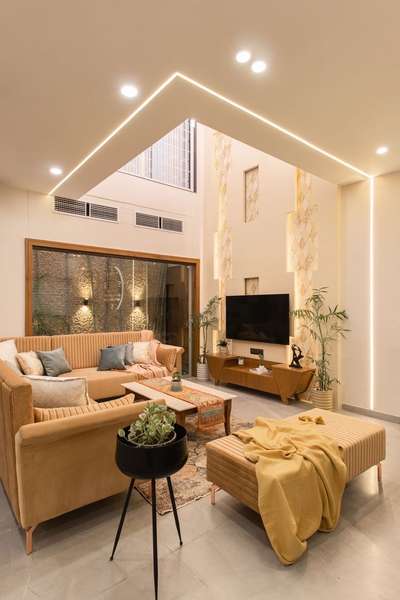 Double height living room ideas
