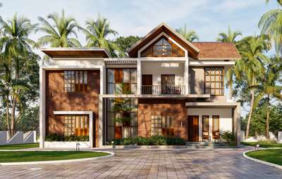 3D exterior @Malappuram Tirur
 #sketchupwork #lumionwork  #exteriordesigns  #keralahomestyle