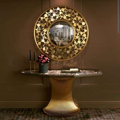 premium SS console table with mirror home delivery all India   #consoletable  #furnitures  #marbletops