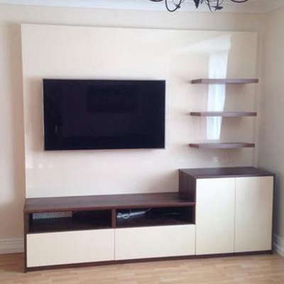 TV stand and cupboard