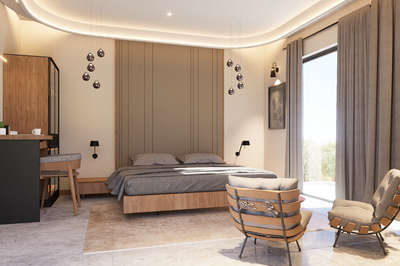 04_Bed Room Design
Client : Priyanka
Scope : Interior Design (Ongoing)

 #BedroomDecor  #HomeDecor  #furnituredesign #architecturedesign  #InteriorDesigner #FlooringTiles #materialselection #wooden_panelling #WallDecors #wallpaneling #wallpaperindia #GypsumCeiling #ceilinglights #residenceproject #furnitures #furnituredesign #futuristic #lightingdesign