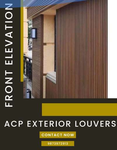We will provide you all type of Exterior and interior products.

Exterior wall cladding panel 
Front elevation.
HPL High Pressure Laminate
ACP Louvers
ACL 
WPC Louvers
Wall Fins

All india service  available.

We decorate your beautiful home.

#HPL #exteriordesign #frontelevation #beautifulhomes #louverspanel #louvers #exterior #modernart #modernhouse #homedecor #beautifulhome #decoration #wallcladding #ACP #acplouvers #aluminium #aluminiumcompositelouvers #Aluminiumcompositepanel