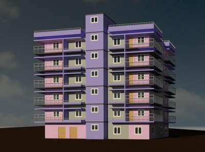 6 story bulding  #rendering #Renders