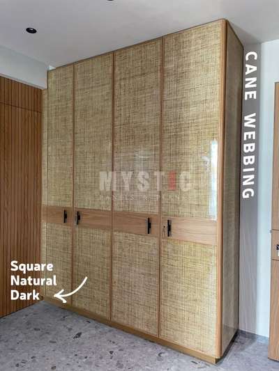 Premium Cane Webbing available exclusive online @ www.interiapanels.com  #WalkInWardrobe  #InteriorDesigner  #Architectural&Interior  #Architect  #HomeDecor  #SlidingDoorWardrobe  #delhincr  #DelhiGhaziabadNoida