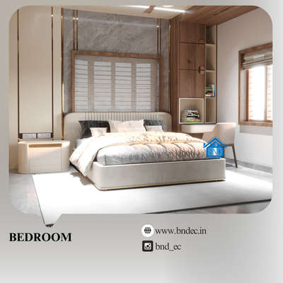 Here’s a beautifully designed bedroom interior that combines elegance with comfort. Soft, calming hues create a serene atmosphere perfect for relaxation, while thoughtfully chosen furniture, layered lighting, and ample storage solutions make the space both functional and stylish. Personal touches, like unique artwork and cozy textiles, add character, making this bedroom a true retreat.

At BND Engineering & Constructions, we bring these thoughtful details into every project, creating spaces that reflect both style and practicality for modern living.

#BedroomDesign #InteriorInspo #DreamBedroom #ModernInteriors #HomeDecor #InteriorDesignIdeas #keralaconstruction #keralainteriors #keralainteriordesigns #keralaconstructions #keralaconstructioncompany #keralaconstructionindustry #keralaconstructioncompanies