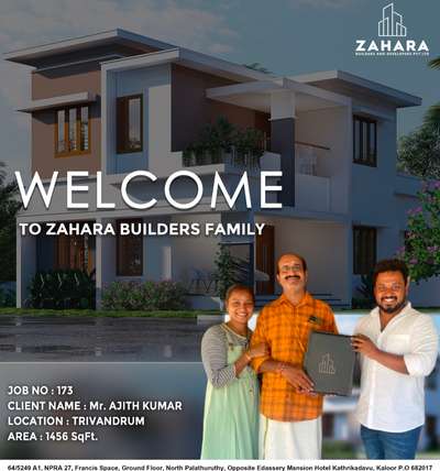 A great journey started.....congratulations Mr. Ajith kumar, welcome to zhara Builders 🤝
For more details : 9746627770
#homedecor #3ddesigning #buildingconstruction
#lovelyhome #dreamhome #malayali #newhomestyles #house
#modernhousedesigns #designersworld #civilengineering
#architecturalworks #artworks #homerenovations #builders
#keralahomestyles #traditionalhomes #kannurhomes #calicuthomes
#lowcosthomesinkerala #naturalfriendlyhomeinkerala 
#interiordesigners #interiorworks #moderninterior #fancyinteriors