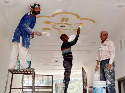 Bareilly Bank of Baroda paint Karya