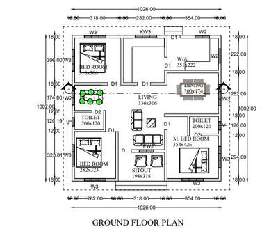 #2DPlans #groundfloorplan