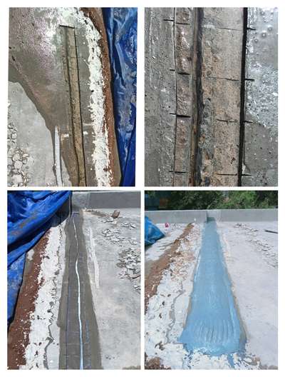 expansion joint treatment using fosroc waterproofing chemicals@ vizhinjam site #Fosroc  #jointfilling  #crackrepairing  #WaterProofings  #epoxy  #grouting  #terracewaterproofing  #zydex