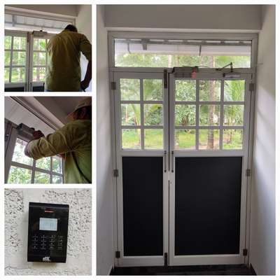 Installation of access control for a factory at a factory in Poochakal.