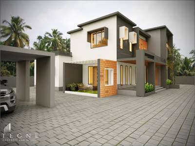 Brother's house design at vadakkencherry