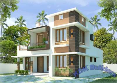 Proposed Residence for Mr Sreejith Nemom #ElevationHome #3D_ELEVATION #BestBuildersInKerala