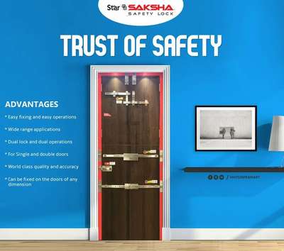 ✅ Star Saksha Safety Locks

Now the protection of your home is in safe hands, With the new Star Saksha Safety Locks. Star Saksha Safetly Locks offers you a large range of locking systems.

Star Saksha Safety Lock can be used in:

👉 Front and rear doors.
👉 For temples
👉 Strong rooms of bank
👉 Bedroom doors
👉 For societies and treasuries
👉 Offices and flats

Visit our HHYS Inframart showroom in Kayamkulam for more details.

𝖧𝖧𝖸𝖲 𝖨𝗇𝖿𝗋𝖺𝗆𝖺𝗋𝗍
𝖬𝗎𝗄𝗄𝖺𝗏𝖺𝗅𝖺 𝖩𝗇 , 𝖪𝖺𝗒𝖺𝗆𝗄𝗎𝗅𝖺𝗆
𝖠𝗅𝖾𝗉𝗉𝖾𝗒 - 690502

Call us for more Details :
+91 9747591555.

✉️ info@hhys.in

🌐 https://hhys.in/

#hhys #hhysinframart #buildingmaterials #starsakshasafetylocks