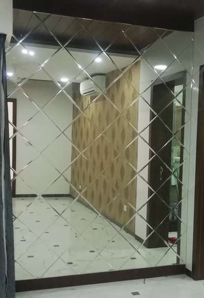 Mirror Wall 
#mirror_wall 
#wall_mirror_design 
#GlassMirror 
#customized_mirror