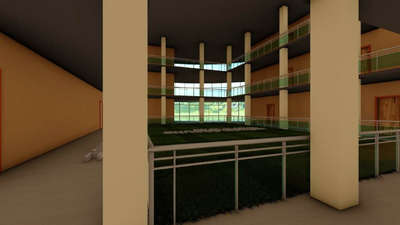 school interior view  #revitarchitecture #Revit2020