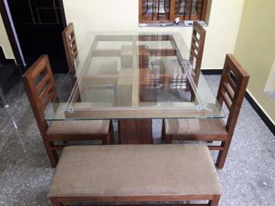 dinning set with bench