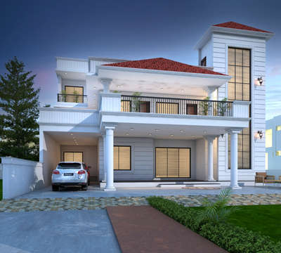 classical residential villas