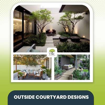 Step into tranquility with these curated courtyard designs! Discover how these beautiful outdoor spaces blend seamlessly with nature to create the perfect spot for relaxation and gatherings. Which design catches your eye? 

#courtyarddesign #outdoorspace #interiordesign #landscapearchitecture #modernhome #outdoorliving #homedecor #inspiration #courtyardgoals #aestheticvibes #archilovers #patioideas #designinspo #luxuryhomes #constructionlife #greenliving #dreamhome #homedesign #builderskerala #keraladesign #kochi #thrissur #kottayam #viya #viyabuilders #viyaconstructions