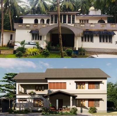vp house #new_home #HouseRenovation #TraditionalHouse #trussdesign