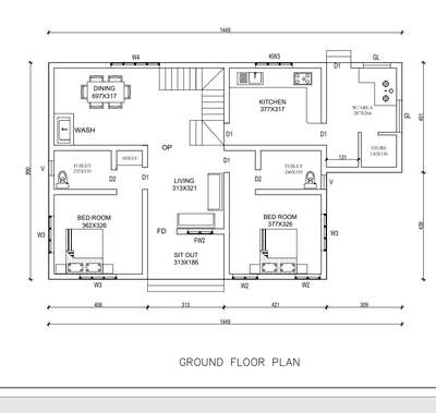 #FloorPlans  #groundfloorplan  #2D_plan  #arcitecturedesign  #CivilEngineer  #HouseDesigns  #veed  #veedupani