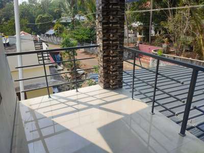 gi pippe balcony handrail work  #MIG_WELDING  #gipipe #StaircaseHandRail #GlassBalconyRailing  #BalconyIdeas  #BalconyGrills