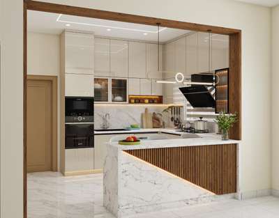 Kitchen Design..
.
.
.
.
 #KitchenIdeas  #ClosedKitchen  #KitchenCabinet