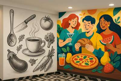 contact for wall painting.mural etc.art work.100 % handmade